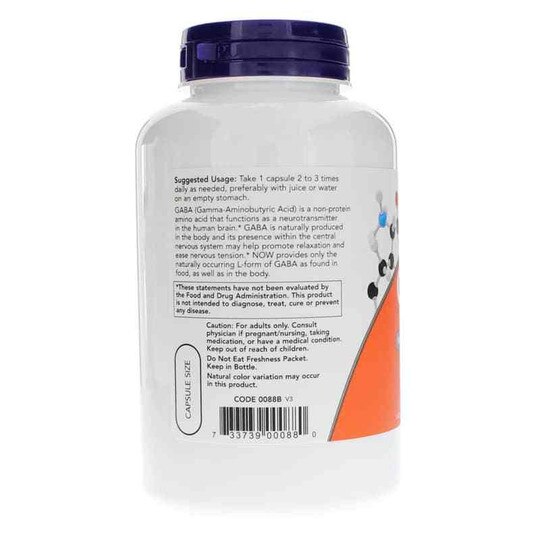 GABA 500 Mg, NOW